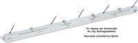Sigmalicht LED TL Waterdicht Armatuur Atlantic IP66 120cm 20-36W 4000K 3200-5760lm (excl.Dvb)-4
