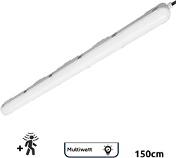 Sigmalicht LED TL Waterdicht Armatuur Atlantic IP66 150cm 30-55W 4000K 4800-8800lm (excl. Dvb) + Bew.sensor